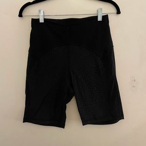 Black lululemon biker short. Size 8